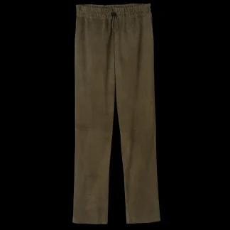 Gerade Hose aus Leder^Longchamp Sale