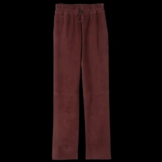 Gerade Hose aus Leder^Longchamp Discount