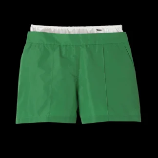 Kurze Hose mit Gürtel-Patch^Longchamp Cheap