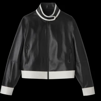 Kurzer Blouson aus Leder^Longchamp Store