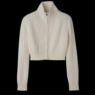 Kurzer Cardigan mit Reißverschlusskragen^Longchamp Sale