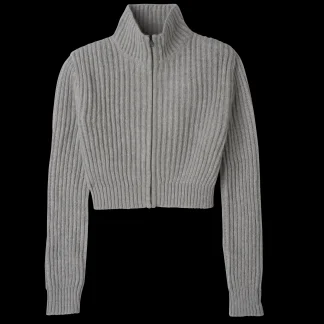 Kurzer Cardigan mit Reißverschlusskragen^Longchamp Outlet