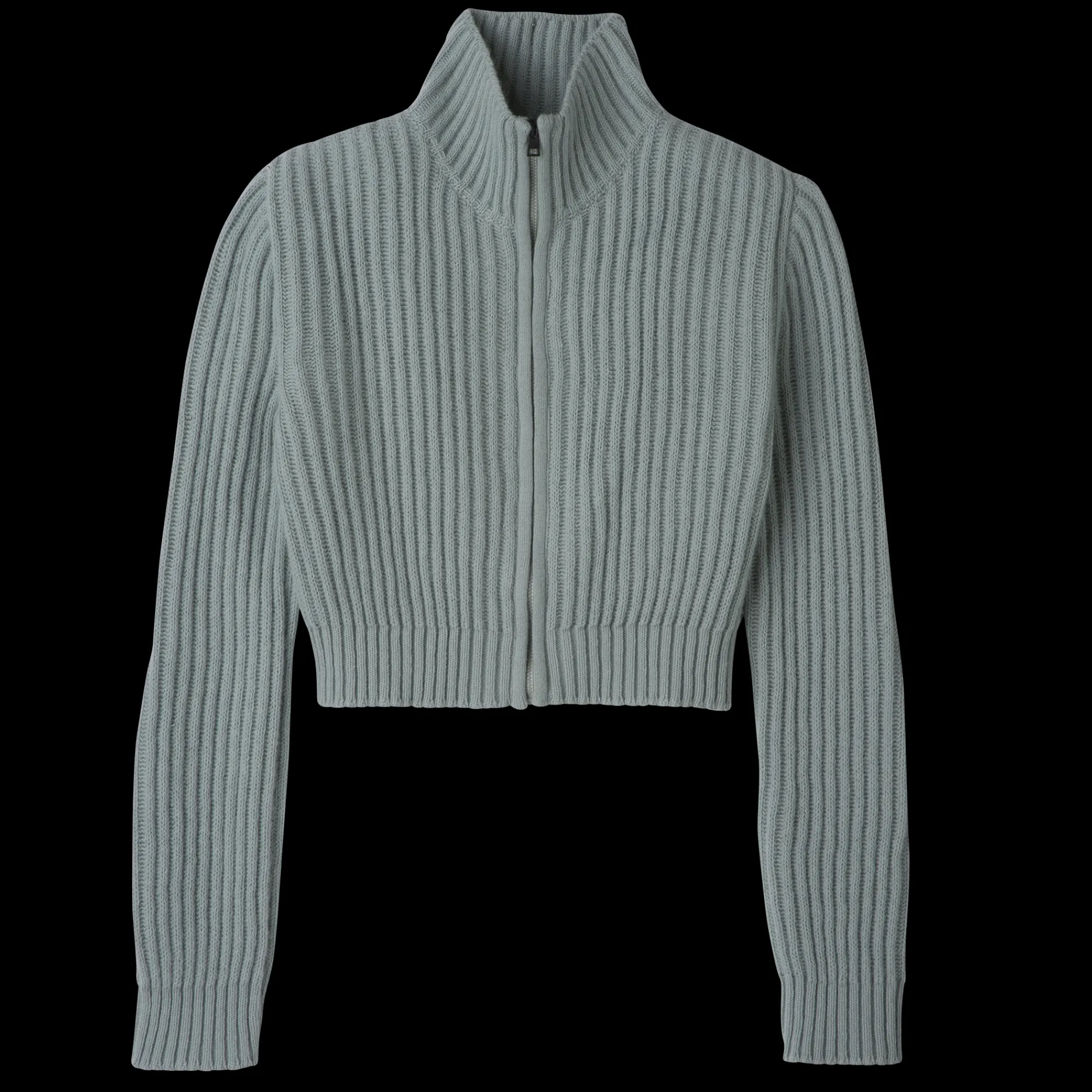 Kurzer Cardigan mit Reißverschlusskragen^Longchamp Sale
