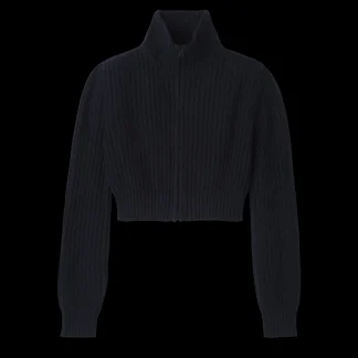 Kurzer Cardigan mit Reißverschlusskragen^Longchamp Hot
