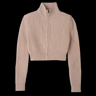 Kurzer Cardigan mit Reißverschlusskragen^Longchamp Outlet