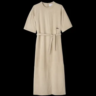 Langes Kleid aus Leder^Longchamp Discount