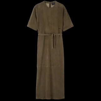 Langes Kleid aus Leder^Longchamp Cheap