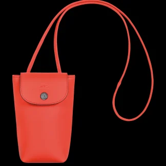 Mobiltelefon-Etui mit Lederbändchen^Longchamp Clearance