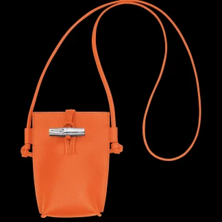 Mobiltelefon-Etui mit Lederbändchen^Longchamp Fashion