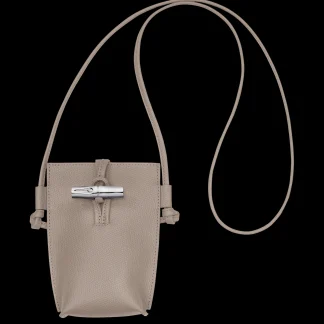 Mobiltelefon-Etui mit Lederbändchen^Longchamp Cheap