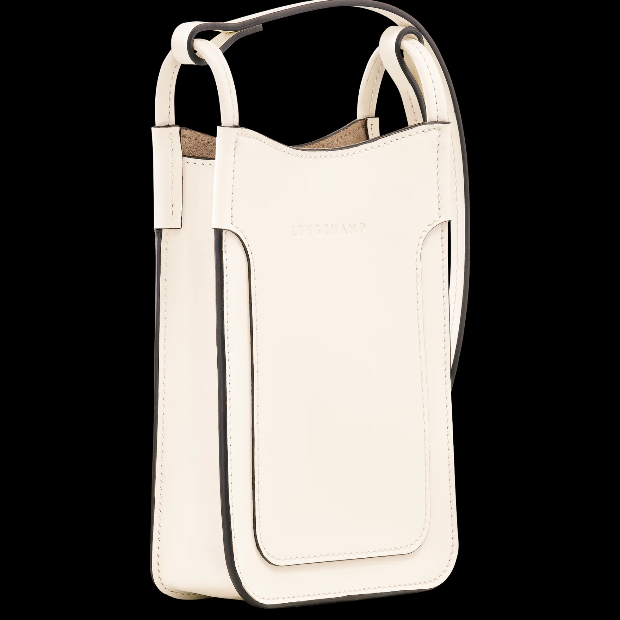 Mobiltelefon-Etui mit Lederbändchen^Longchamp New