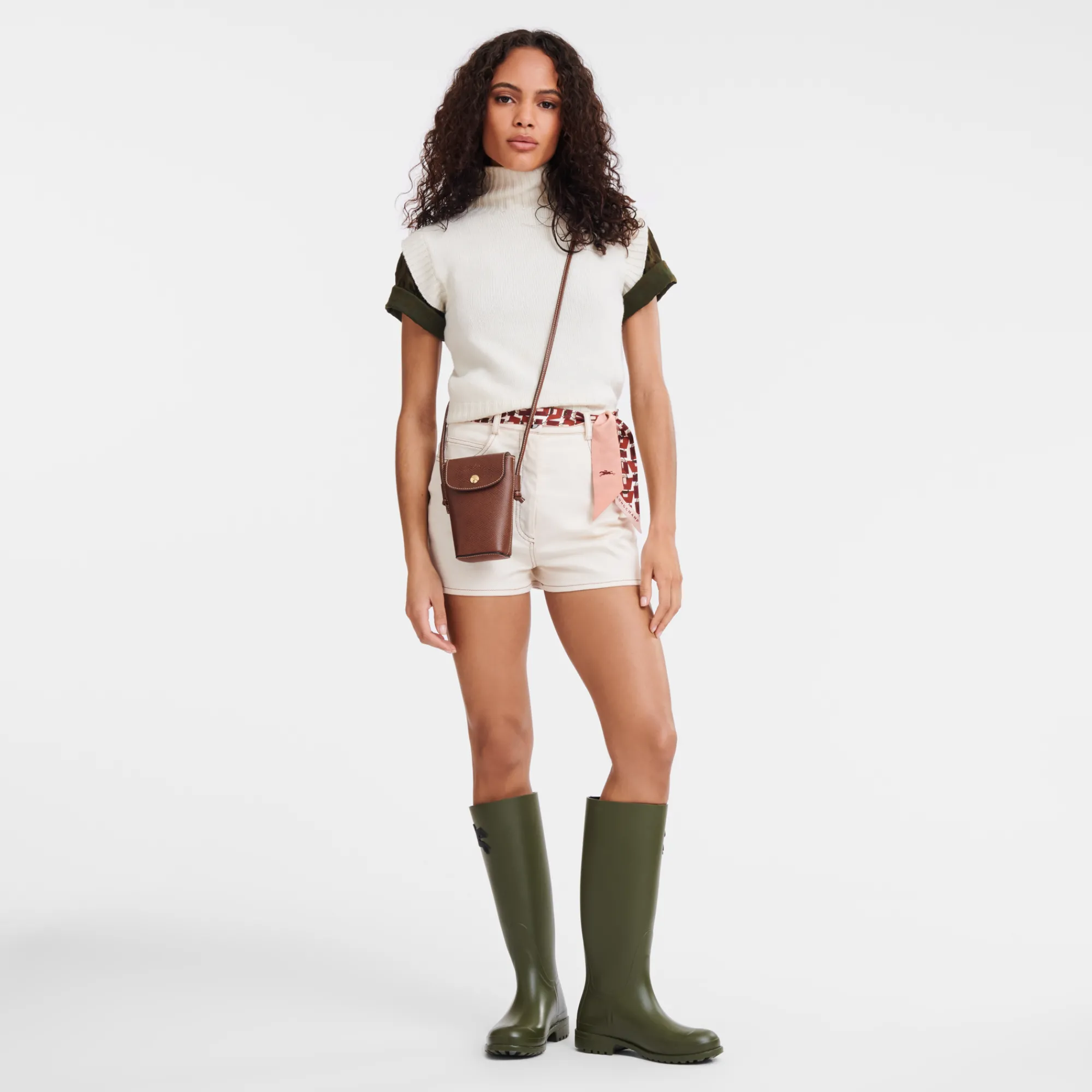 Portemonnaie mit Lederband^Longchamp Sale