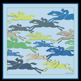 Seidenschal 70^Longchamp Hot