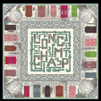 Seidenschal 90^Longchamp New