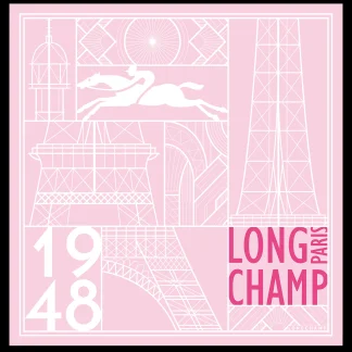 Seidenschal 50^Longchamp New