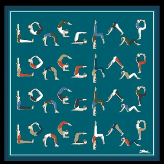Seidenschal 50^Longchamp Hot