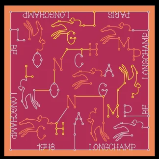 Seidenschal 50^Longchamp Fashion