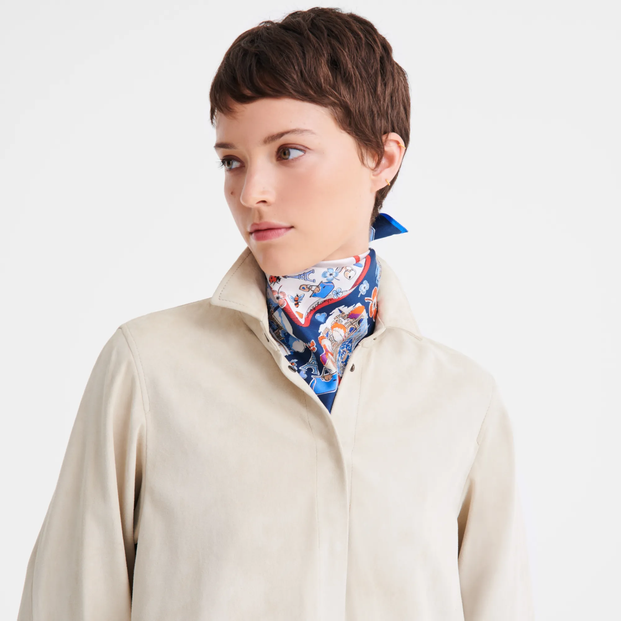 Seidenschal 50^Longchamp Shop