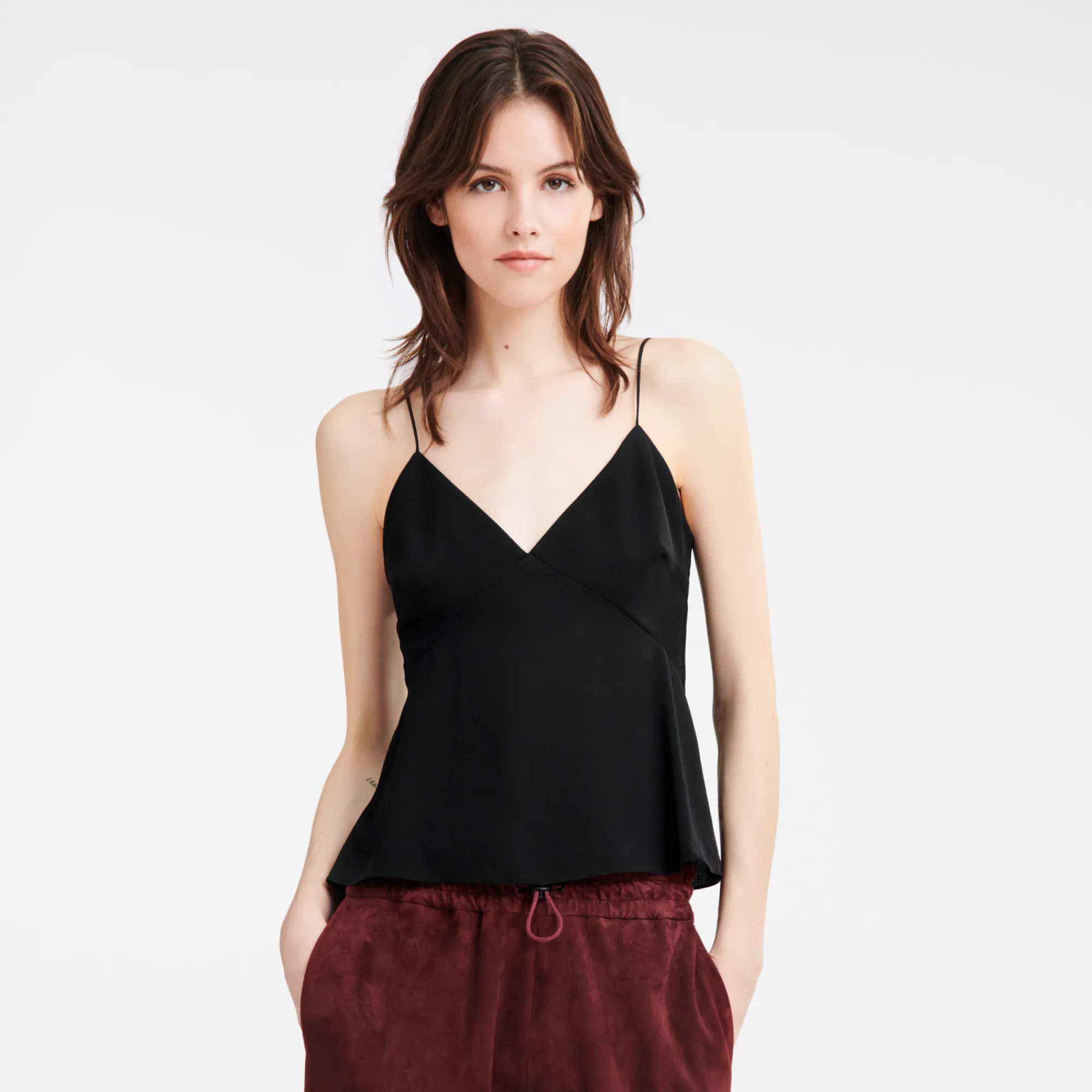 Top mit Spaghettiträgern^Longchamp Outlet